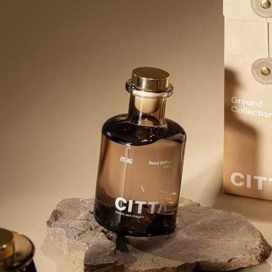 Ground Series – Tall Round Bottle Reed Diffuser