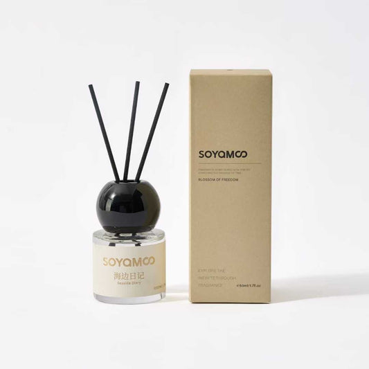 Forest Round Bottle Diffuser – 50ml Green Cap · Zen Tea (50ml)