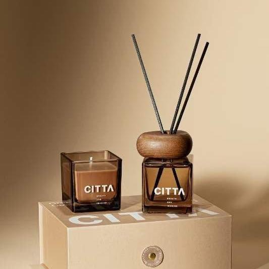 Ground Collection – Square Bottle AB Set with Wooden Cap