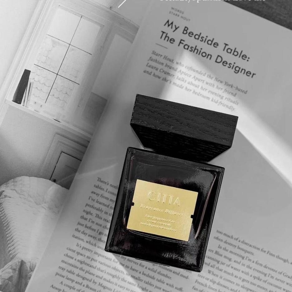 Wooden Cap Square Bottle (100ml)