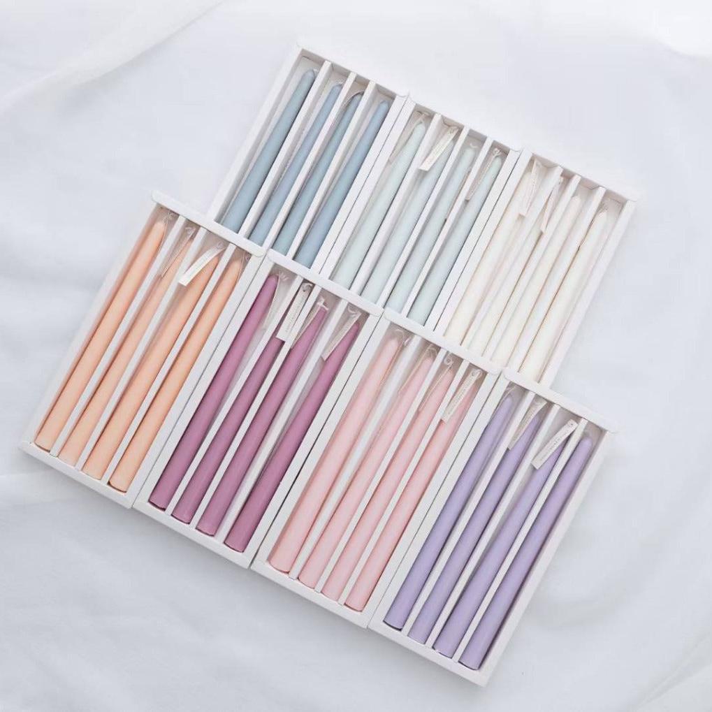 Scented Long Candles – Pure Color Series