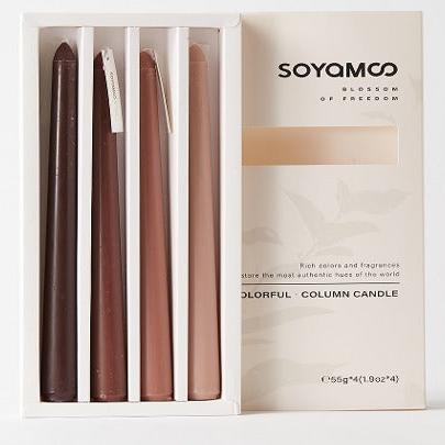 Scented Long Candles – Pure Color Series