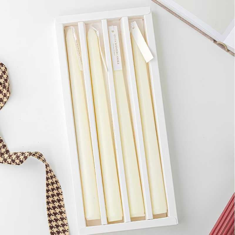 Scented Long Candles – Pure Color Series