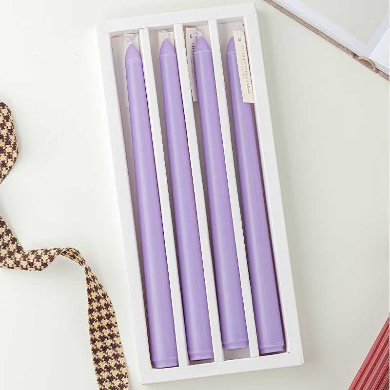 Scented Long Candles – Pure Color Series