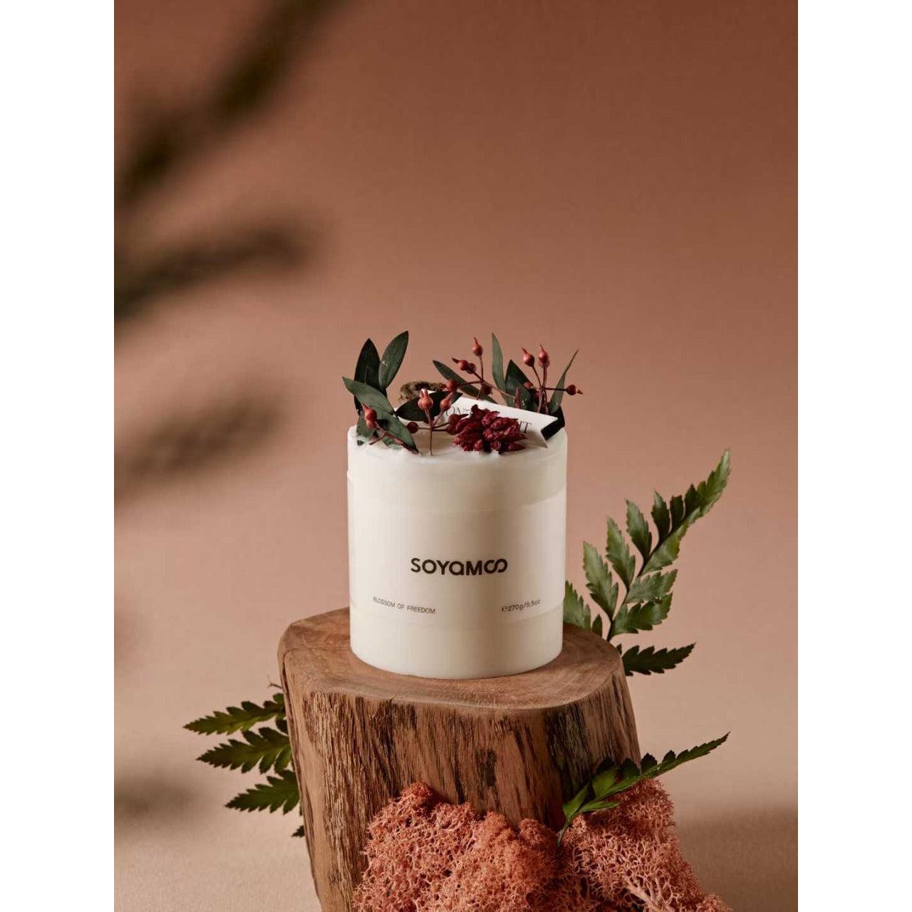Blossom of Freedom Scented Candle – SOYAMOO (270g)